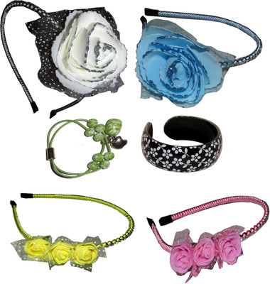 

Yashasvi Floral Style Hair band Hair Accessory Set(Multicolor)