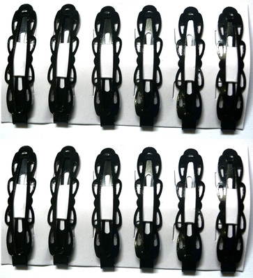 

Anokhi Ada Combo Sleek Designer Tic Tac Clip(Black)