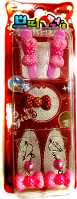 

Palakz Kids Jewlwry Set with Hair Clip(Multicolor)