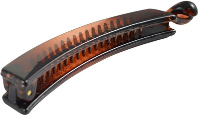 

Sarah Plain Banana Clip(Brown)