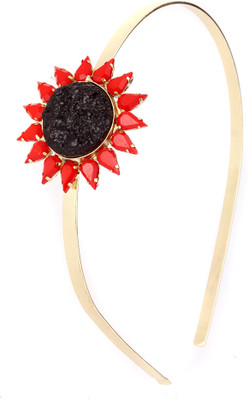 

Trinketbag Lil Bit of Sunshine Hair Band(Gold, Red, Black)