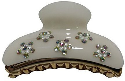 

Scarves Galore Marchand Designs Cream Hair Claw Hair Claw(Multicolor)