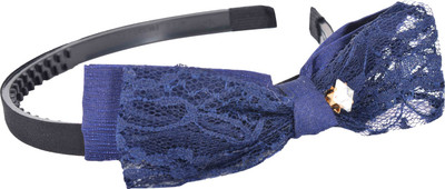 

Aaishwarya Exotic Blue Lace Bow Hair Band(Blue)