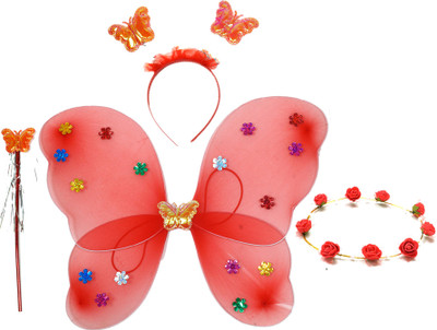 

Aarika Pari Hair Band, Hair Accessory Set(Red)