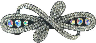 

Glitters Online Silver Colour American Diamond Hair Clip(Silver)