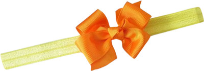 

AkinosKIDS Elegant Ribbon Bow BabyGirl Head Band(Orange)