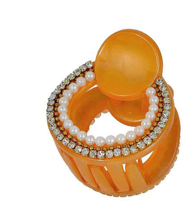

Maayra Cute Designer Hair Claw(Orange, White)