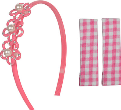 

Sagunya Casual Combo Hair Accessory Set(Pink)