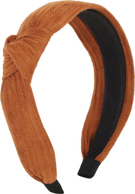 

Fayon Designer Modern Brown Cress Cross Hair Band(Brown)