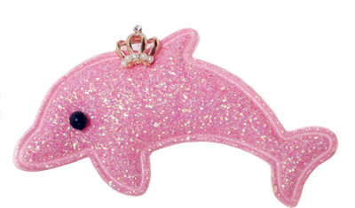 

Angel Closet Glitter Dolphin Hair Clip(Pink)