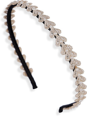

Blueberry Crochet Floral Hair Band(Beige)