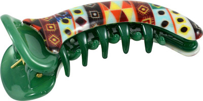 

Sarah Geometric Print Hair Clip(Multicolor)