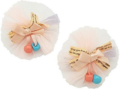 

SoftNLux Frilled Ribbon Fashion Hair Clip (2PC Set) | Cute, All-Purpose Alligator Beauty Clips | Made in Korea and Hand-Assembled Hair Clip(Multicolor)