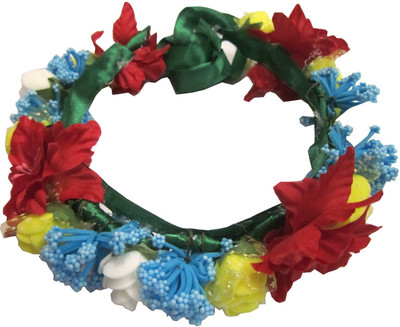 

Apeksha Arts Floral Tiyara With Flowers Head Band(Multicolor)