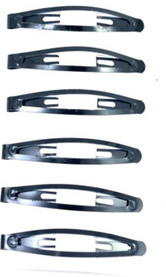 

Happy Hours Long And Sleek Tic Tac Clip Hair Accessory Set(Black)