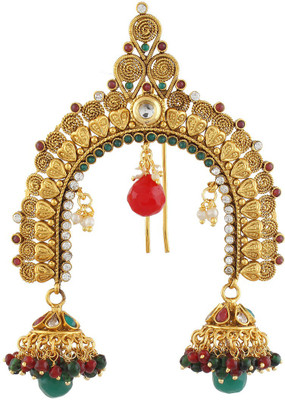

Anuradha Art Designer Hair Pin(Maroon, Green)