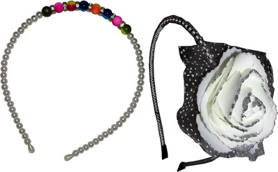 

GD Pearl & Floral Hair Accessory Set(Multicolor, White)