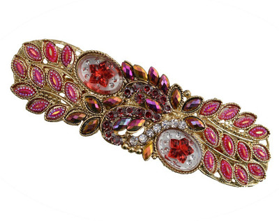 

Taj Pearl Designer Hair Clip(Gold)