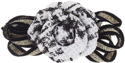 

Fayon Designer Modern White Rose Flower Funky Hair Clip(White)