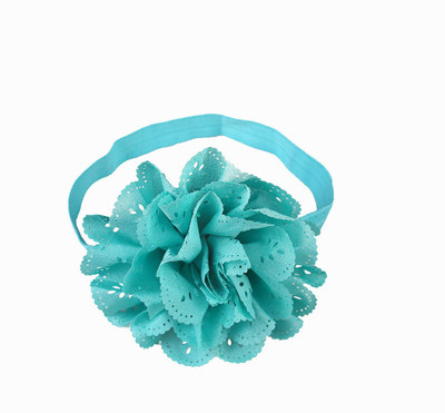 

Pikaboo Cut Work Big Flower Baby Girl Head Band(Green)