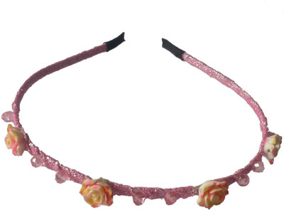 

Viva Fashions Roses and Beads Hair Band(Pink)