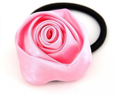 

Crunchy Fashion Rose -Pink Rubber Band(Pink)