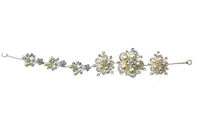 

BinnG creamy Hair Chain(Silver)