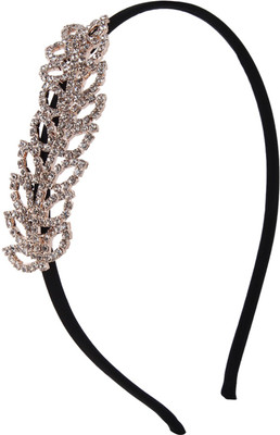 

Fayon Tiny Rhinestone Leave Hair Band(White)
