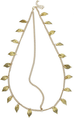 

Fayon Golden Leaves Hair Chain(Gold)