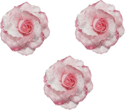 

Kabello Hairstyle Decoration Set of 3 Hair Clip(Pink)