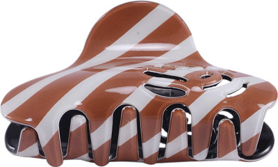 

Saamarth Impex SI-2526 Hair Claw(Brown, White)