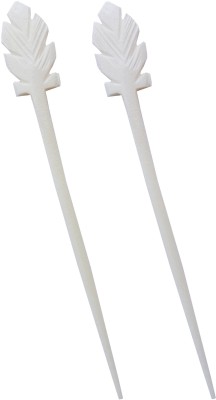 

CraftEra Marble Stick Hair Pin(White)