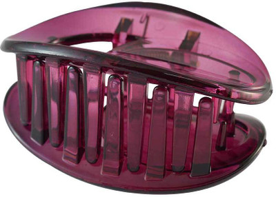 Sarah Pink Plastic Clutcher for Women Hair Clip(Pink)