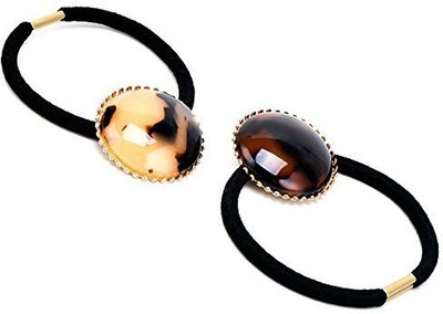 

Headbands MS.CLEO Cellulose Acetate Hair Band/ Noble Flower Hair Accessories for Women, Girl, Ladies (Light Brown & Brown) Hair Band(Brown)