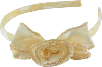 

Sarah Rose Flower Hair Band(Beige)