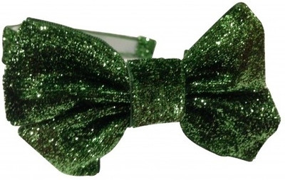 

NeedyBee Glitter Bow Hair Band(Green)