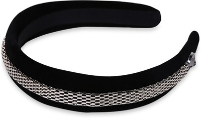 

Hair Drama Company Ivy Head Band(Black, Silver)