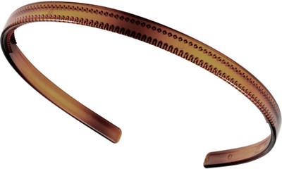 

Sarah Plain Plastic Hair Band(Brown)
