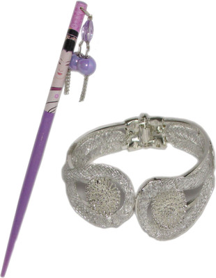 

GD Juda Pin with Bracelet Bun Stick(Purple, Silver)