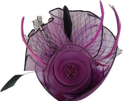 

Viva Fashions Princess Flower Hair Clip(Purple)