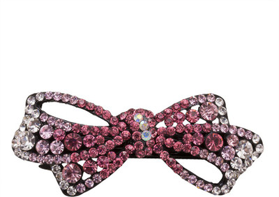 

Glitters Online Designer Pink Stone Hair Clip(Pink)