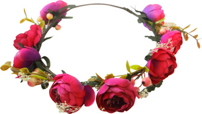 

Vogue Exclusive Collection Party Flower Tiara Head Band(Pink)