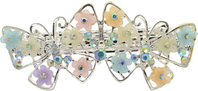 

The Ethnic Wears Ethnic yet modern Back Pin(White, Multicolor)