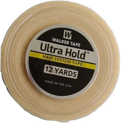 

Walker Original Walker Ultra Hold Hair System Tape 1" inch X 12 Yards Full Roll Hair Accessory Set(Brown)