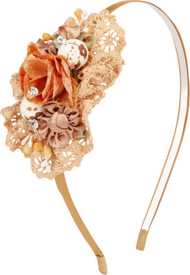 

Fayon Trendy Costume Brown Flower Hair Band(Brown)