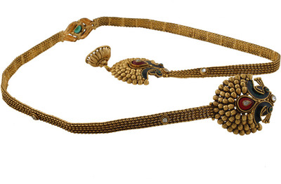 

Vama Fashions Beautiful Peacock Design Hair Chain(Multicolor)