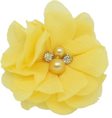

Angel Closet Chiffon with Pearls Hair Clip(Yellow)