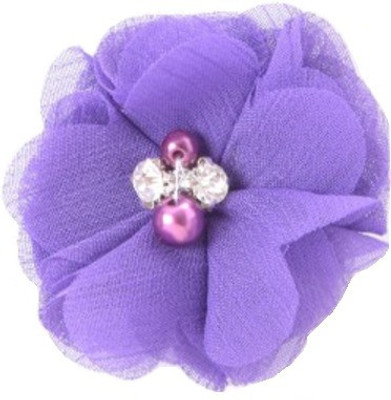 

Angel Closet Chiffon with Pearls Hair Clip(Purple)