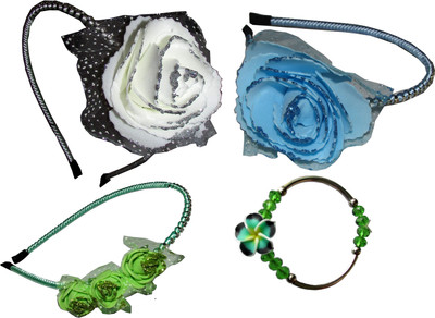 

Anokhi Ada Floral Style Hairband Hair Accessory Set(Multicolor)