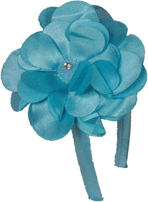 

Sagunya Satin Floral Hair Band(Blue)